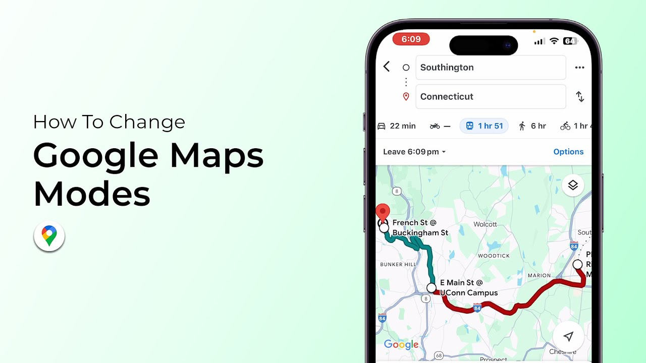 How To Change Your Google Maps To Walking, Driving, Cycling & More ...
