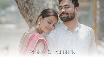 Muskan & Abhishek  | Pre Wedding Shoot 2025 | Rishikesh Ghaat | Prewed Films