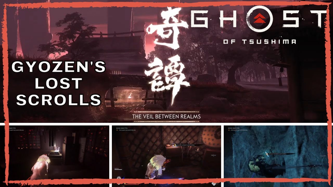 Ghost Of Tsushima: The Stranded Dead All Chapters Scroll Locations  (Silver/Gold) 