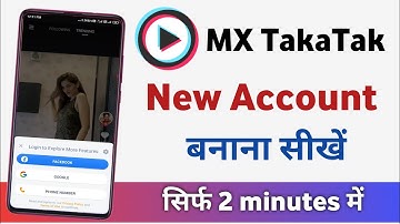 Mx TakaTak id kaise banaye | how to create account mx taka tak