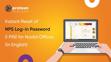 Instant Reset of NPS Log-in Password (I PIN) for Nodal Offices - In English