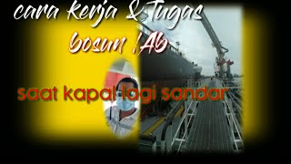 #Pelaut  #AtukAlang cara kerja bosun & AB saat kapal sandar|| ship to ship