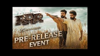 RRR Pre Release Event LIVE | NTR, Ram Charan, Ajay Devgn, Alia Bhatt | SS Rajamouli