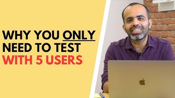 Why You Only Need To Test With 5 Users During Design Sprints