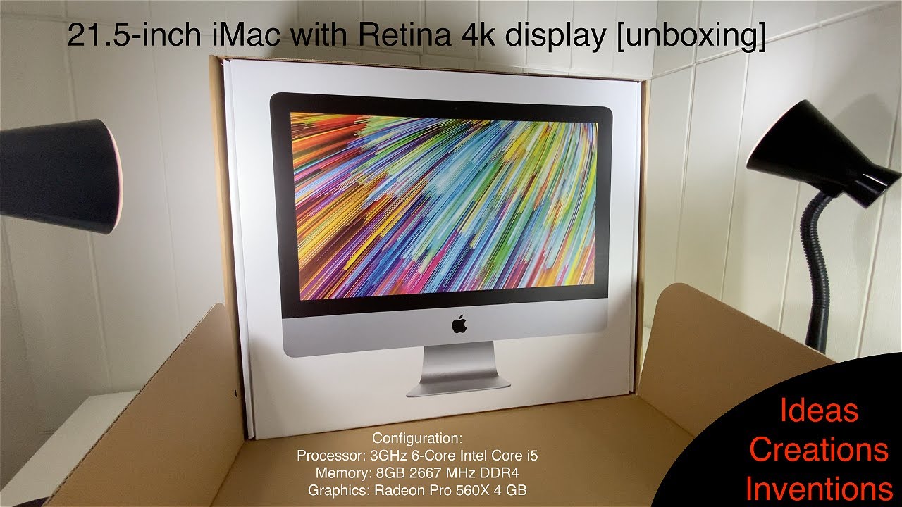 iMac Retina 4K, 21インチ/ジャンク。 21.5-inch iMac with Retina 4k display [unboxing] - YouTube