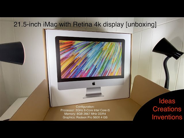 21.5-inch iMac with Retina 4k display [unboxing]