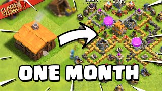 My 1 Month Progress in Clash of Clans! screenshot 3