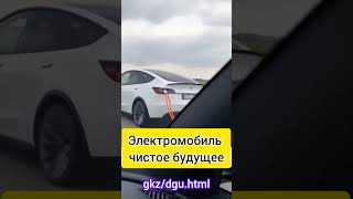 Электрические автомобили тихий шаг в чистое будущее. Мужик на Tesla прицепил прицеп с ДГУ и едет по