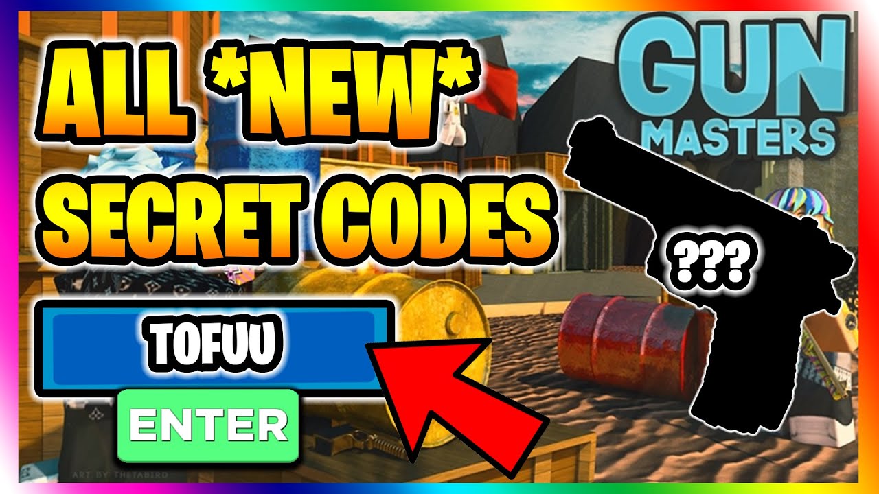 ALL NEW SECRET WORKING CODES Gun Masters TOFUU ROBLOX 2020 MARCH YouTube