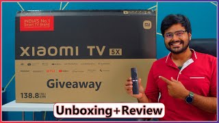 Xiaomi MI TV 5X (2021 Model) 55 Inch 4K Unboxing And Review | Amazing Picture + 40 Watt Audio = 💖