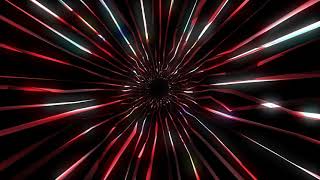 Animated Abstract Particle Tunnel Free Stock Video