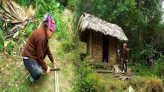 Single Mother Renovates Abandoned Bamboo Forest House in 24 Hours With 0$