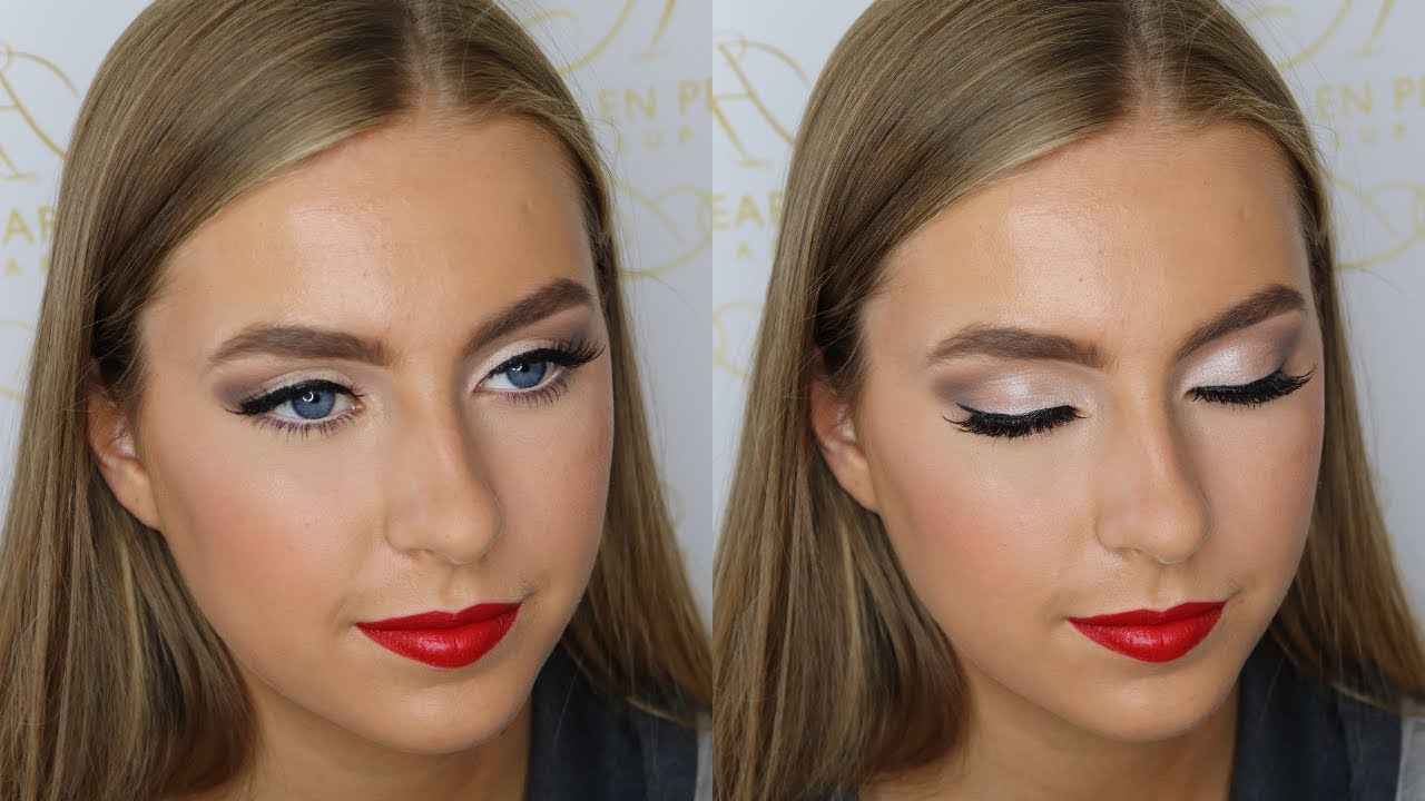 Easy Soft Glam Prom Makeup - YouTube