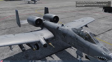 DCS World: A-10C Warthog Gameplay #01 (Startup Procedure)