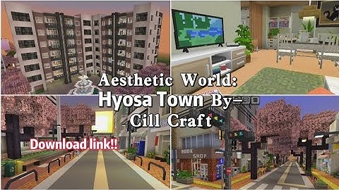 Hyosa Town Map (by Cill craft) – Minecraft Bedrock/MCPE 1.20+ Download Link