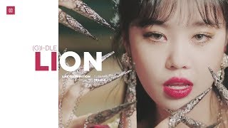 (G)I-DLE - LION Line Distribution (Color Coded) | (여자)아이들 - 라이언