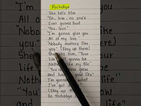 Clean Bandit Rockabye Lyrics English Songs Lyrics Rockabye Song By Anne Marie Lyricvideo Lyrics 