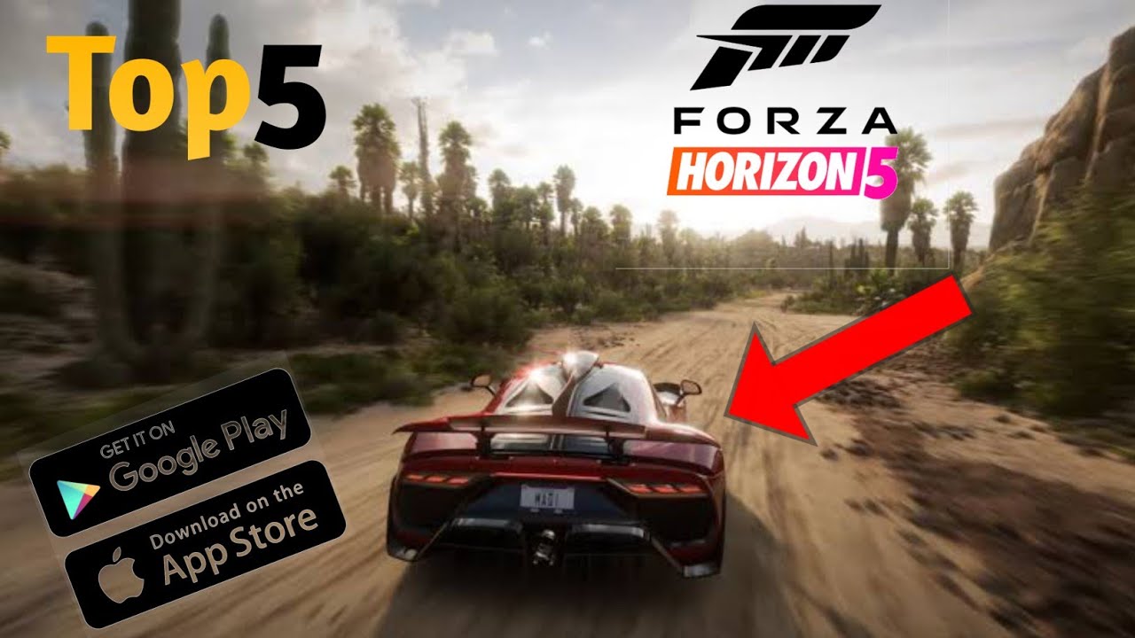 TOP 5 car racing games for android like forza horizon - YouTube