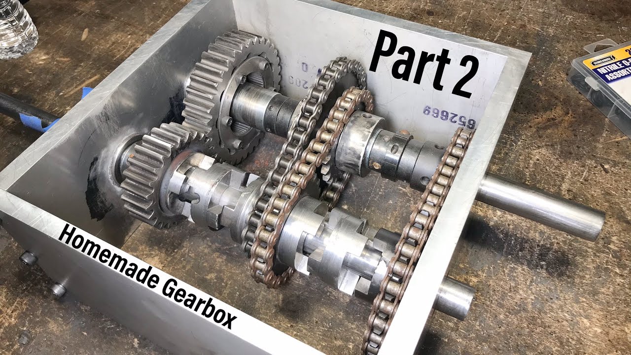 3 Speed & Reverse Go Kart Gearbox Homemade Part 2 - YouTube