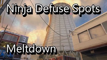 BO2 Ninja Defuse Spots #9 - Meltdown