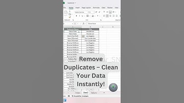 Remove Duplicates – Clean Your Data Instantly!