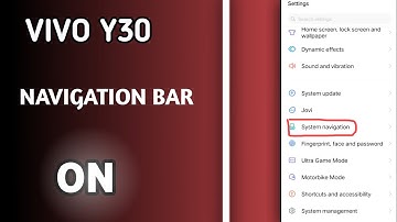 HOW TO ON NAVIGATION SYSTEM IN VIVO Y30 | vivo y30 me navigation bar on kaise kare