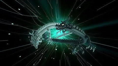 Flying Chinese Dragons VJ Loop Stock Motion Graphics