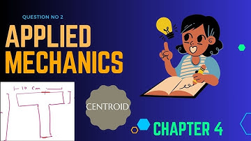 Finding Centroid of T-section | Applied Mechanics | Chapter 4 @EngineeringStudios1