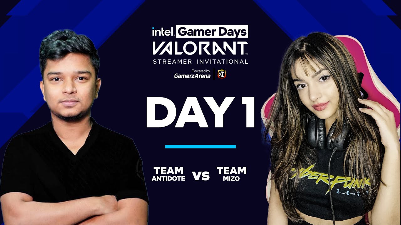 Intel Gamer Days | Streamer Invitational Day 1 | Powered by GamerzArena ...