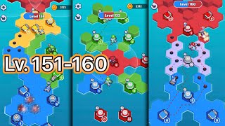 War Regions Level 151-160 Walkthrough 155 Gameplay Tactical iOS Android