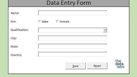 How to make Macro enabled Form in Excel Sheet?