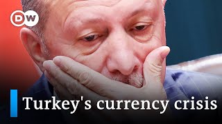 Turkish lira at record low puts Erdogan under pressure | DW News