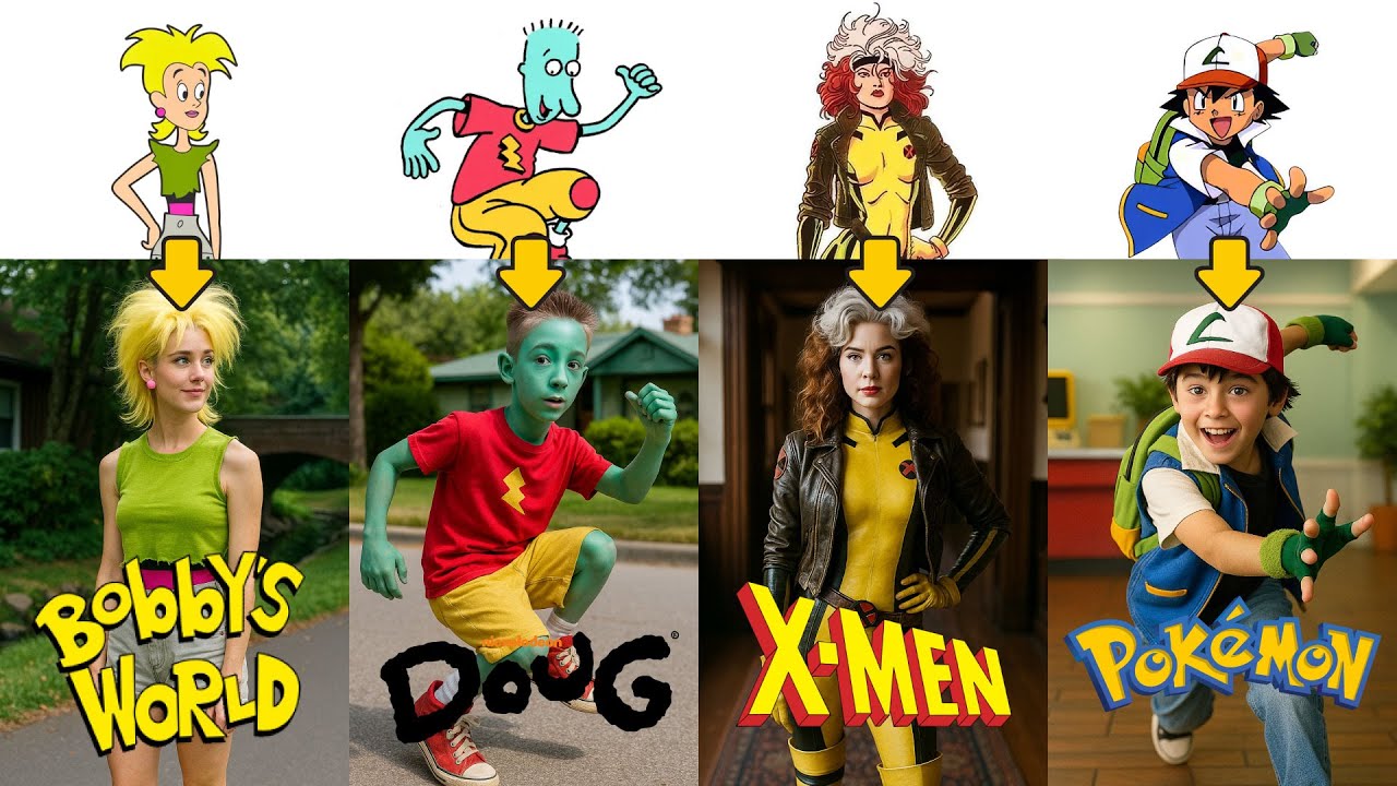 The Best Cartoons of the 90s — Part 1 — Reimagined in Real Life | Ultra-Realistic AI Compilation