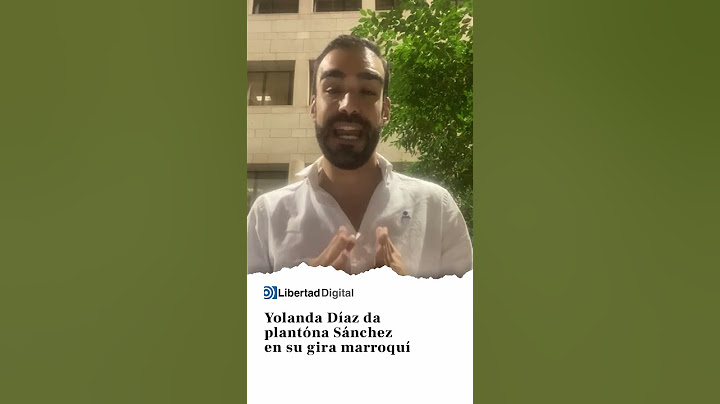 Yolanda Díaz da plantón a Sánchez en su gira marroquí