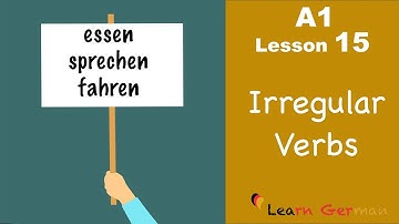 Learn German for beginners A1 - Verb conjugation (Part 3) - Lesson 15