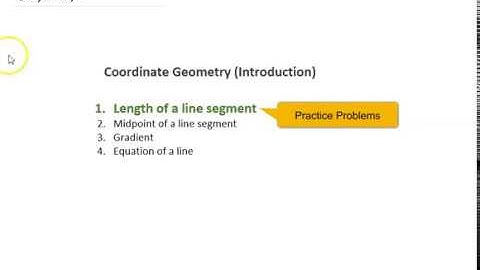 Length of a line segment (Exam style questions) - Easy Maths