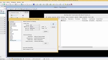 Bentley Rail Track Project Setup