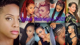 Latest Hairstyles 2021 For BLACK WOMEN - Half Braided Hairstyles For Short Length Hair screenshot 5