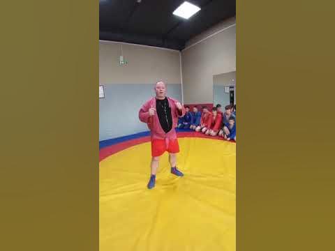 Задняя подножка в самбо техника