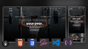 How To Make a Fully Responsive Gym Landing Page Using HTML, CSS (SCSS), and JavaScript