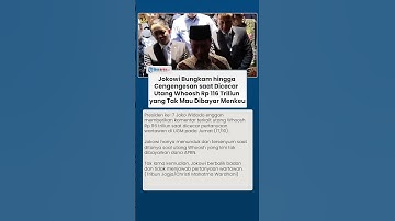 Dicecar soal Utang Whoosh Rp 116 Triliun, Jokowi Hanya Cengengesan dan Menunduk