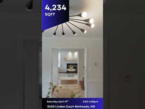 5420 Linden Court, Bethesda, MD home video tour