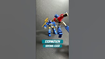 Sentinel is no prime! Transformer mini movie part 1 #transformers #stopmotion