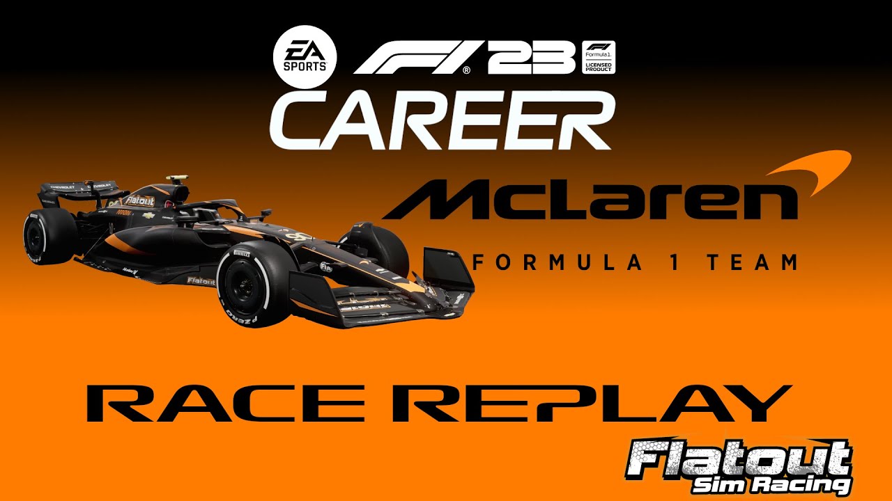 F1 23 McLaren Career Season 2 Race 2 Saudi Arabian GP (Race Replay)