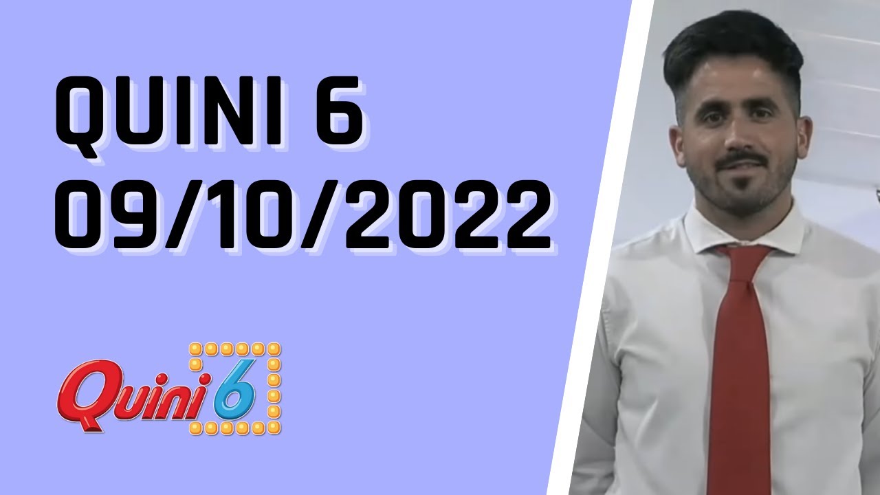 Quini 6 en vivo 09/10/2022 / Resultados del sorteo quini 6 del Domingo 9 de octubre del 2022