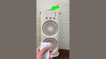 Quạt Điều Hòa Hơi Nước Mini | Quạt Phun Sương 2 Tầng, 3 Chế Độ Gió, Đèn LED Siêu Mát #quatdieuhoa