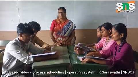 DT based video -Process Scheduling  | Ooperating Systems | SNS INSTITUTIINS
