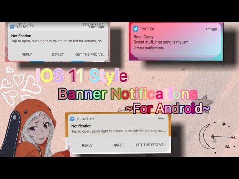 Banner Android Vs Ios Notification How To Have IOS 11 Notifications Banner Style for Android - YouTube