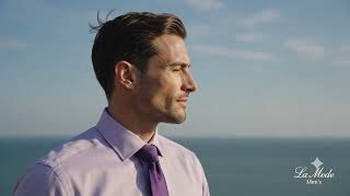 Dapper Elegance in France: Lavender Slim Fit Shirt | La Mode Men's Part 2 Dapper Elegance in France: Lavender Slim Fit Shirt | La Mode Men's Part 2