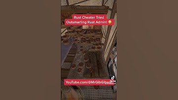 Rust Cheater Tried Outsmarting Rust Admin! 😳 #rust #shorts
